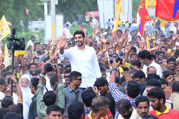 Jagan resorted to Rs 7k cr scam in one cent lands  to poor project, says Lokesh