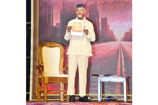 Telugus should lead India to number one position in world by 2047, say Naidu