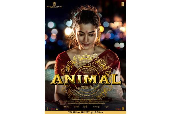 First Look of Rashmika from Animal