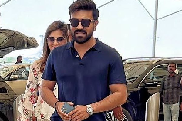 Ram Charan jets off for a Vacation