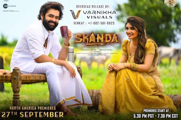 Varnikha Visuals brings action-packed entertainer SKANDA to Overseas