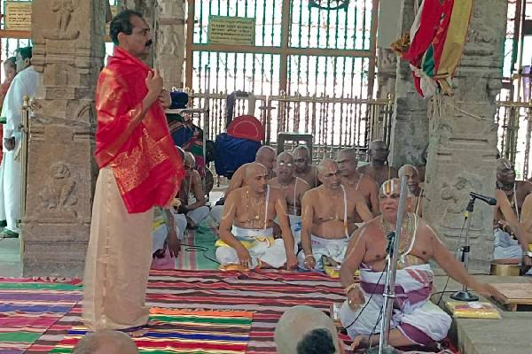 TTD chairman takes part in SKVST ritual
