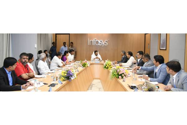 CM Jagan inaugurates Infosys Center, other firms