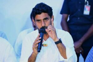A psycho derives evil pleasure by harassing poor, says Lokesh