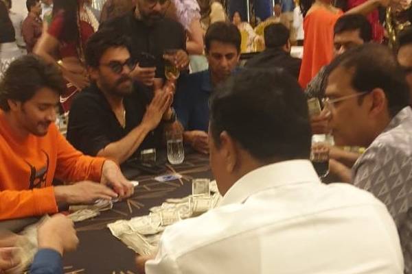 Viral Click: Mahesh and Venky in a Party