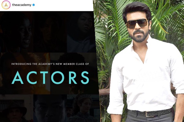 Ram Charan joins the Academy’s Actors Branch