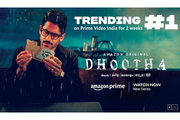Dhootha Trending No 1 For 2 Weeks Straight On Prime