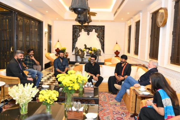 Netflix CEO meets Megastar and Charan