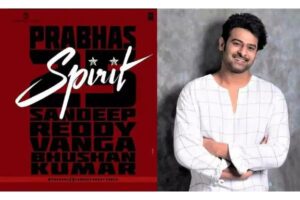 Record Breaking Digital Deal for Prabhas’ Spirit