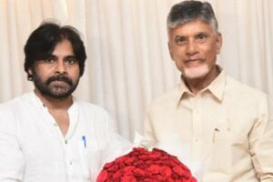 Naidu, Pawan meet in Hyderabad over alliance