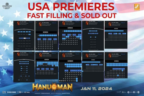 Hanuman Bookings Rampage in USA