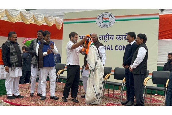 Y S Sharmila joins Congress finally
