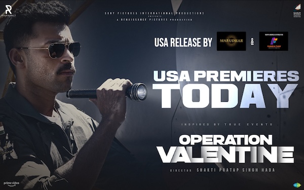 Varun Tej’s Operation Valentine USA Premiers Today