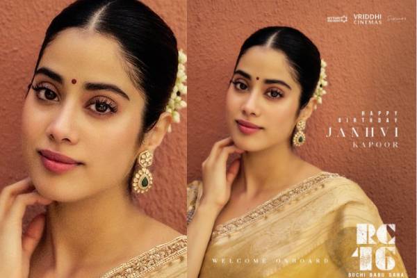 Official: Janhvi Kapoor to work with Ram Charan