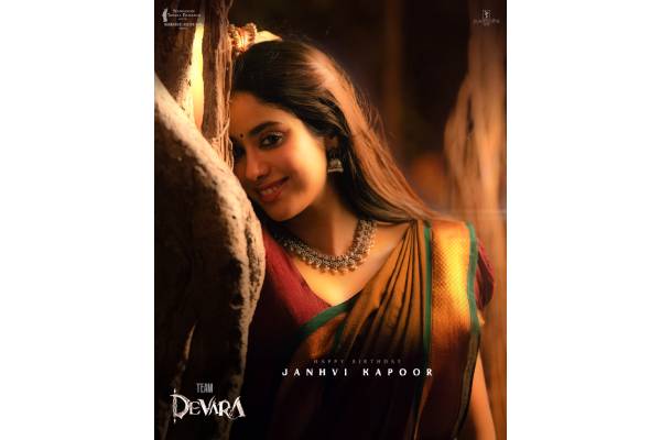 ‘Devara’ Janhvi Kapoor Bday Poster: Thangam Captivates in traditional attire