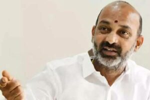 Bandi Sanjay Slams Congress, Warns of Political Reckoning Over Temple Demolition in Hyderabad