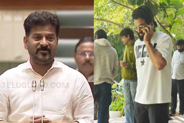 revanth reddy comments on Tollywood celebrities visiting Allu Arjun