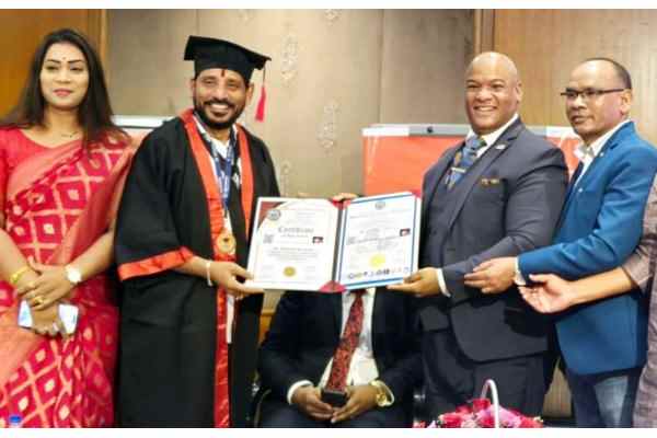 YSRCP MLC Duvvada Srinivas Gets “Prestigious” Doctorate!