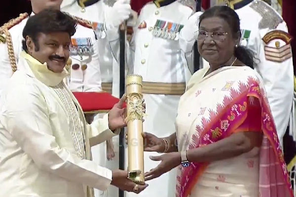 NBK Conferred with Padma Bhushan