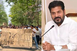 Revanth Reddy Sarkar offers olive branch to HCU students