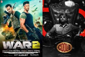 Theatre Count: War 2 to overtake Coolie in Telugu and Hindi