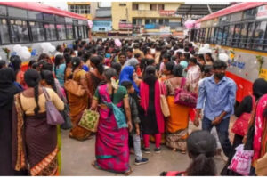 Tremendous response for free bus scheme in Andhra Pradesh