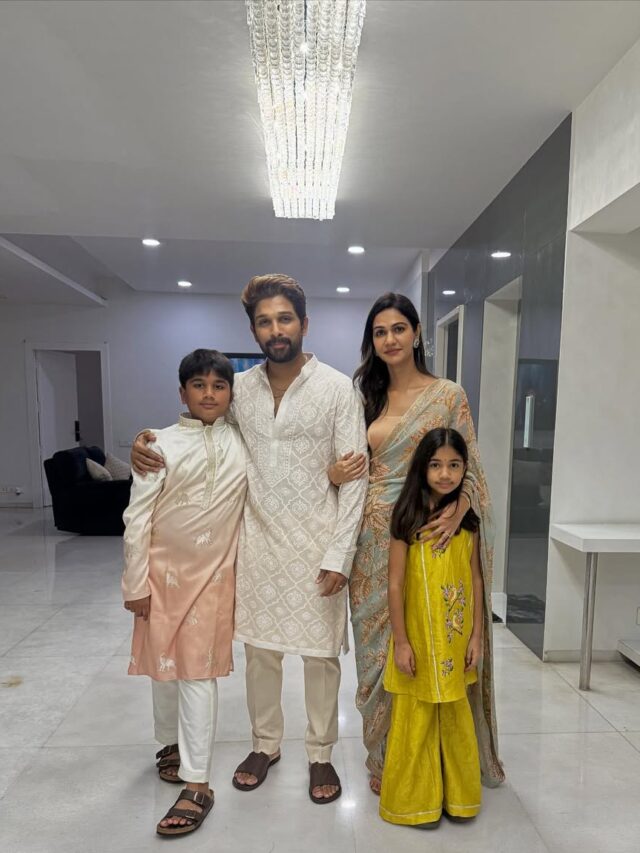 Allu Family @ Diwali 2025