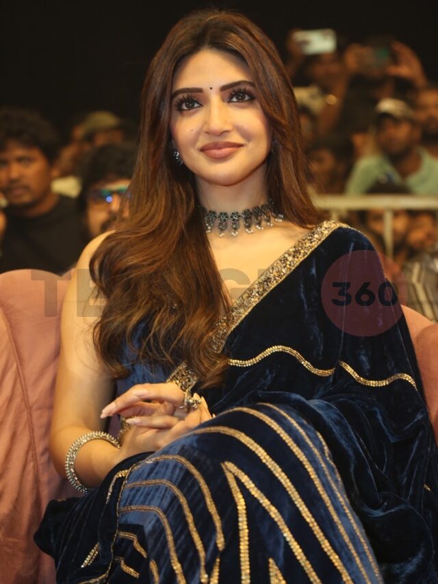 Sree Leela at Mass Jathara Pre release EVent