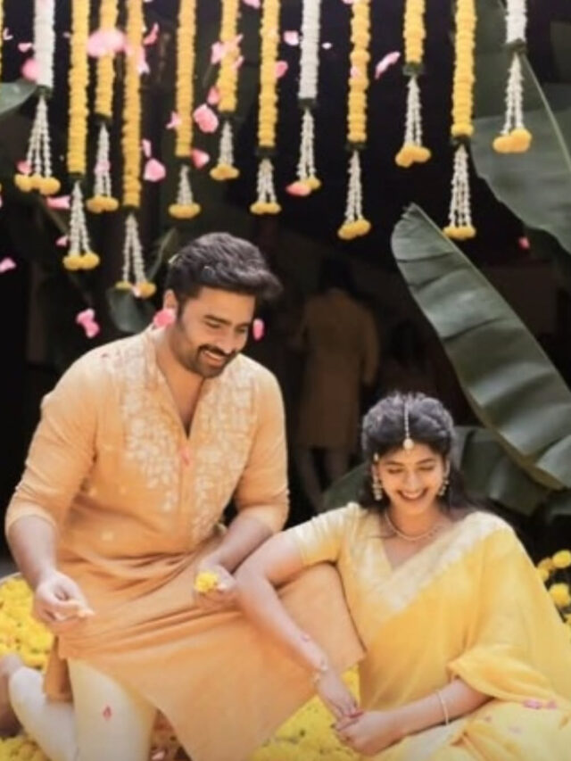 Nara Rohith – Sirisha Lella Haldi Pics