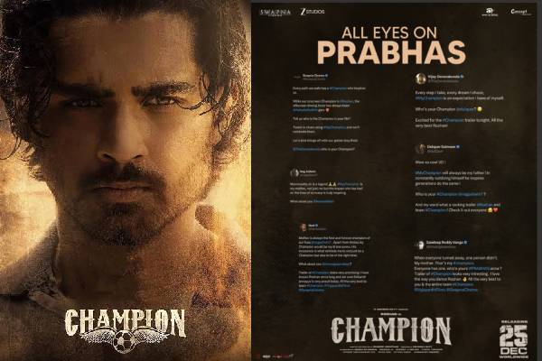 All Eyes On Prabhas, Who’s His Champion?