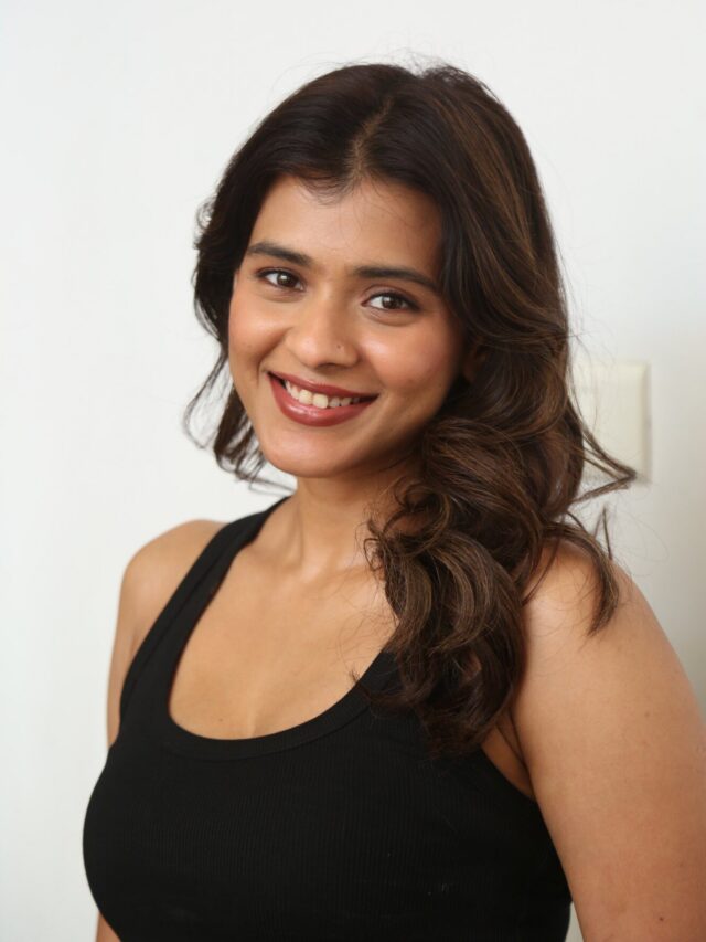 Hebah Patel In Black Outfit