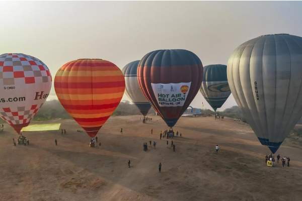 Telangana Soars High With Its First Hot Air Balloon Festival in Hyderabad