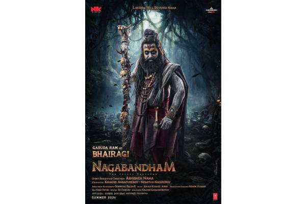 KGF Garuda Ram looks omnious in Nagabandham