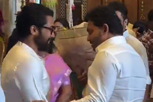 Viral: Suriya and Karthi Meet Jagan at Chennai Wedding