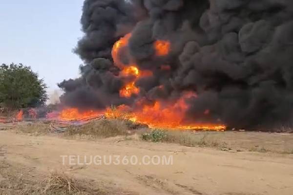 Fire Near Amaravati Secretariat Raises Suspicion During Collectors Conference