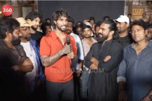 Titalk Varma’s Mega Bond, Visits Charan’s Peddi Set