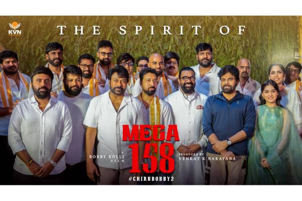 Chiranjeevi commences Mega158 in great spirits