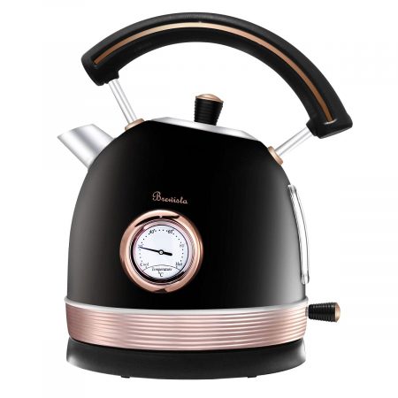 Inalsa 1.8 L Stainless Steel Electric Kettle with Retro Design Brewista