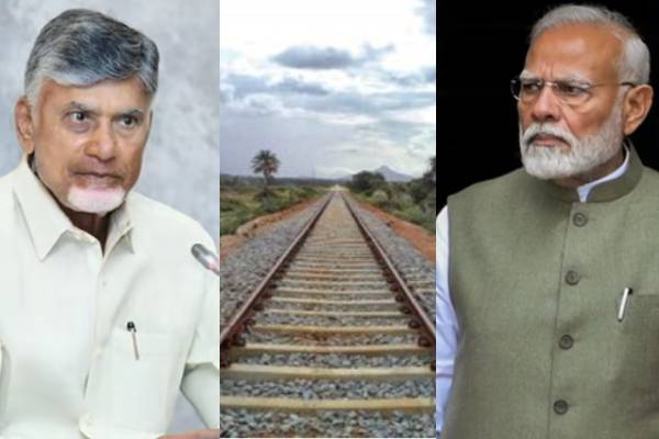 reason behind railway line sanction to amaravati