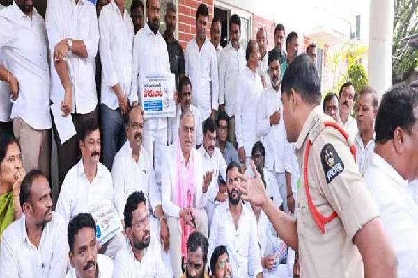 former sarpanches demanding for pending bills in telangana