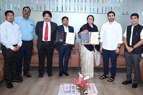 Lokesh MOUs for the green skill development in ap