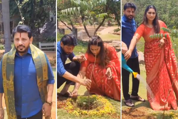 duvvada srinivas participated in the Green India Challenge