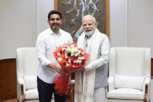 ప్రధానితో నారా లోకేష్ గంట సమావేశం !