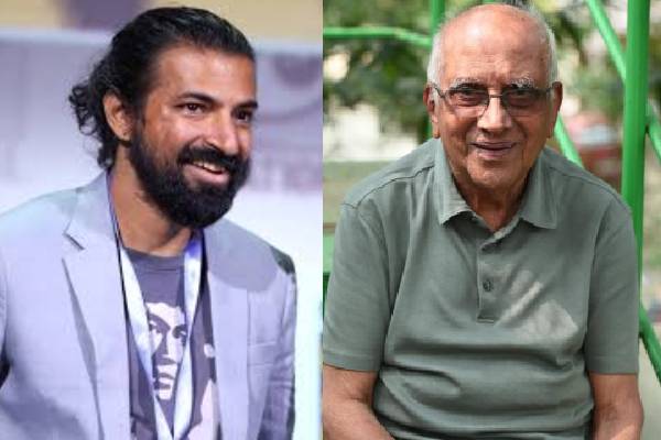 Nag Ashwin with Singeetam Srinivas